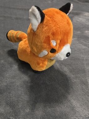Bellzi Red Panda Small Plush Stuffed Animal Orange White Black Toy